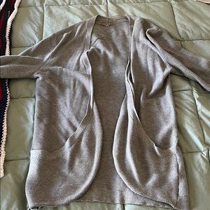 Lilla P Elegant Gray Women's Cardigan
